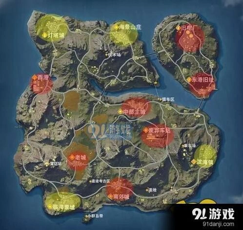 荒野行动雾天落点选择实战技巧