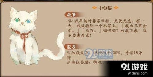 阴阳师小白猫获取方式与能力详解