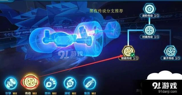 QQ飞车改装分支全指南