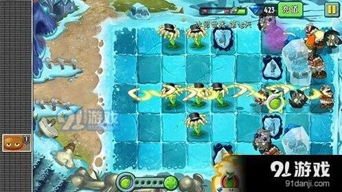 植物大战僵尸2冰河世界第15天图文攻略