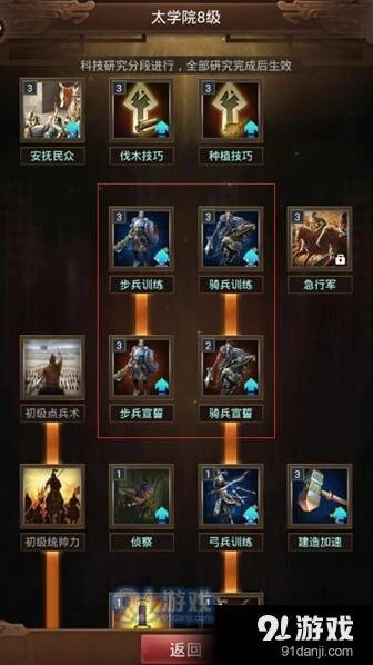 《逐鹿》开局科技升级优先顺序