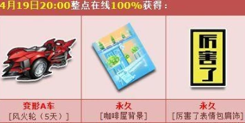QQ飞车4月19日活动福利领取指南