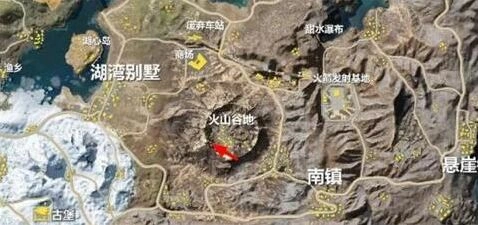 荒野行动火山谷地资源点推荐