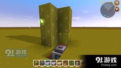 迷你世界转轴双开门详细搭建教程