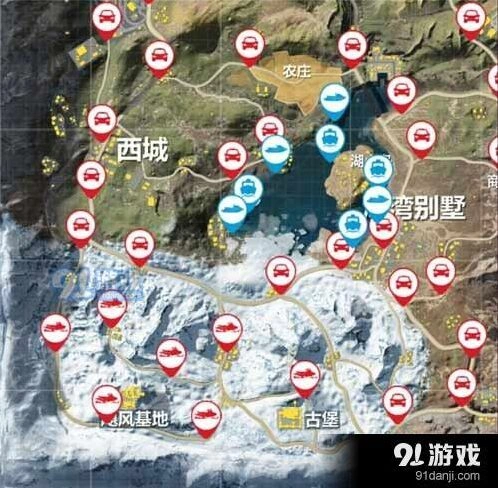 荒野行动飓风基地地图要点分析