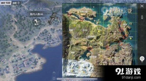 荒野行动空投钓鱼技巧 躺着收装备的方法