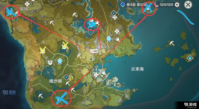 原神讨债人分布位置 卡级快速刷怪方法详解