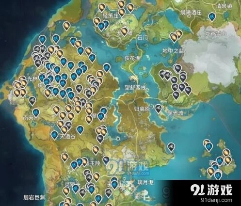 原神矿石分布位置汇总指南