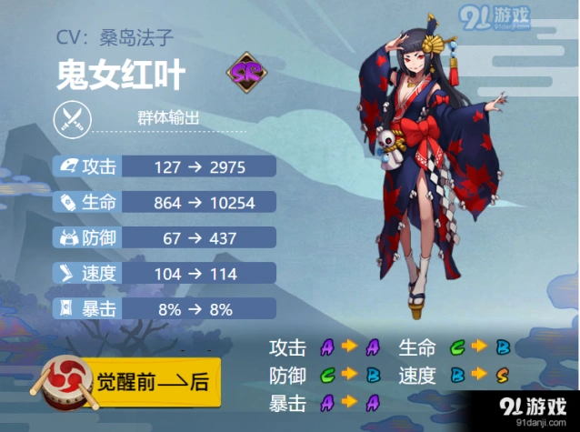 阴阳师鬼女红叶御魂搭配详细攻略