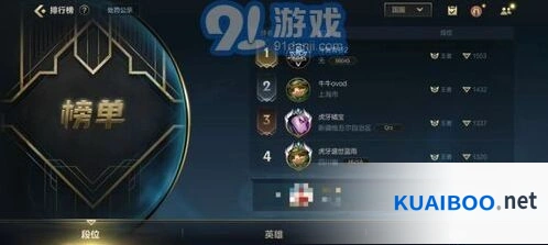 英雄联盟手游宗师段位变化规则