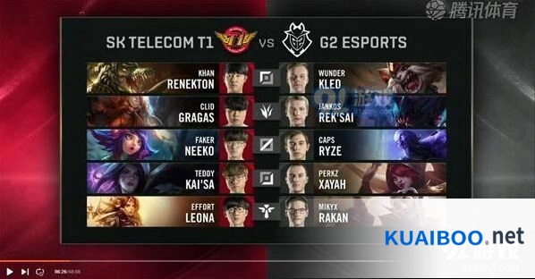 英雄联盟S9半决赛G2 vs SKT第一局比赛复盘