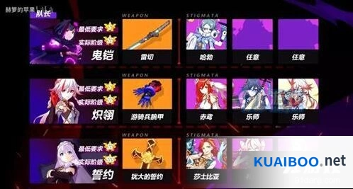 崩坏3赫菲斯托斯中配打法指南