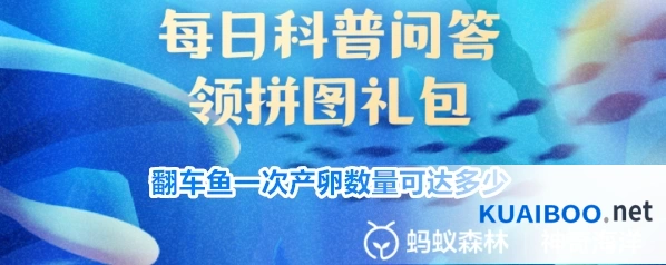 翻车鱼一次产卵数量可达多少