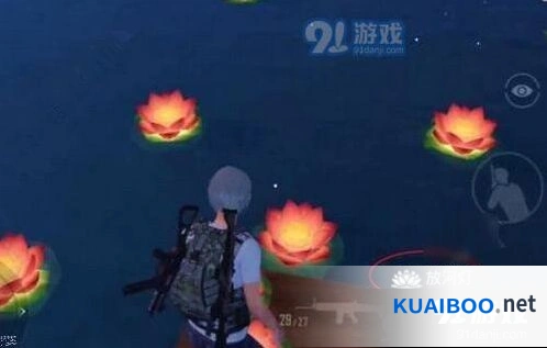 和平精英中秋月兔模式河灯位置分享