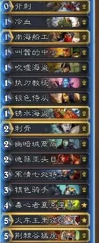 炉石传说快攻贼卡组分享 最新盗贼卡组攻略