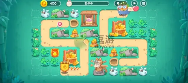 保卫萝卜4攻略-保卫萝卜4卧兔藏龙第40关通关攻略