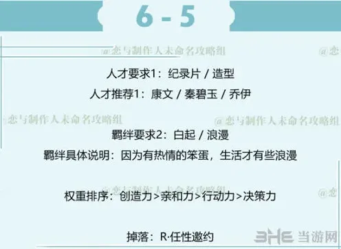 恋与制作人三星