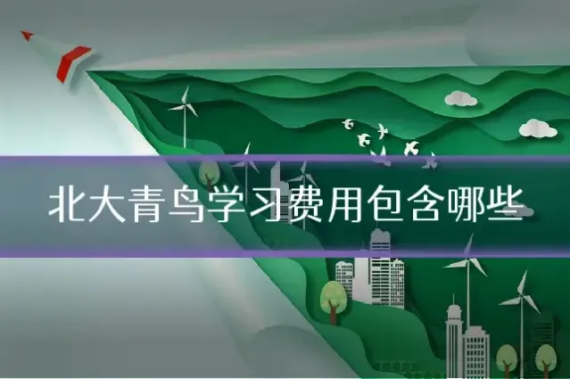 北大青鸟学习费用包含哪些
