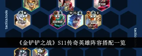 金铲铲之战S11传奇英雄盖伦阵容攻略