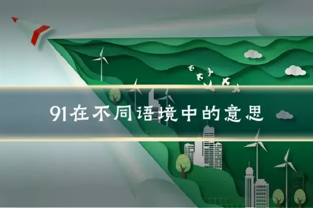 91在不同语境中的意思