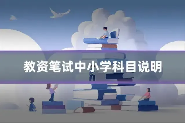 教资笔试中小学科目说明