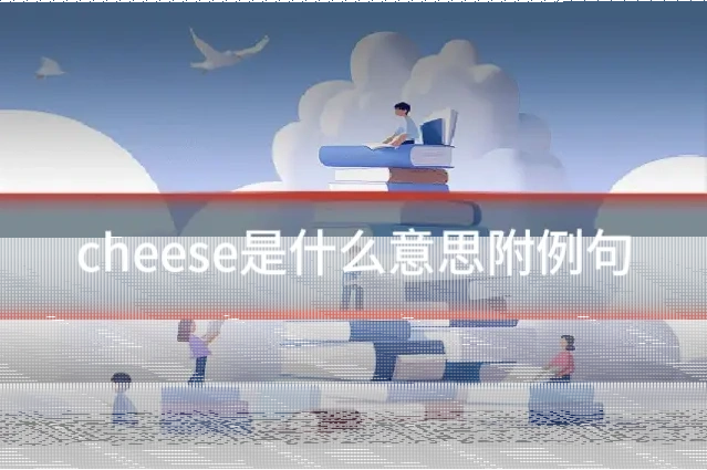 cheese是什么意思附例句