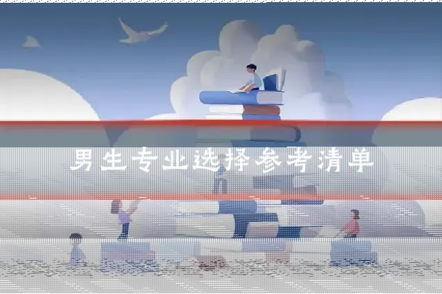 男生专业选择参考清单