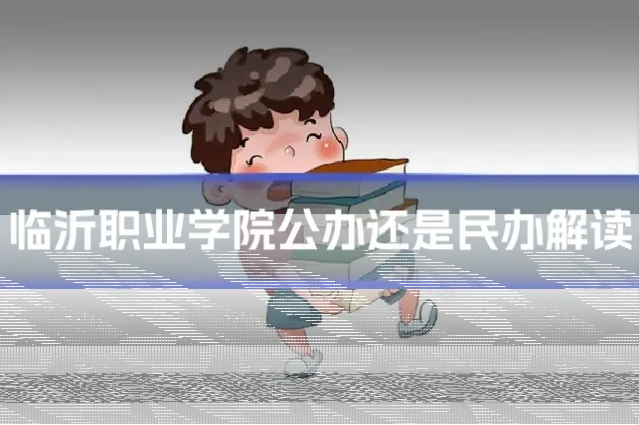 临沂职业学院公办还是民办解读