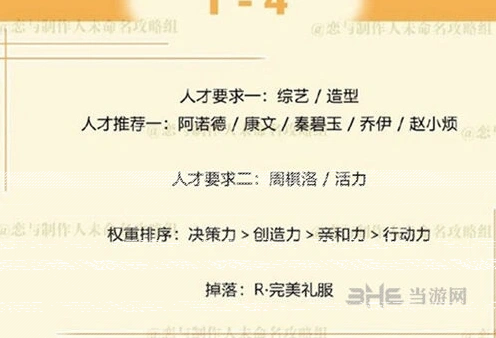 《恋与制作人》周棋洛拍摄副本第一章1-4攻略总汇