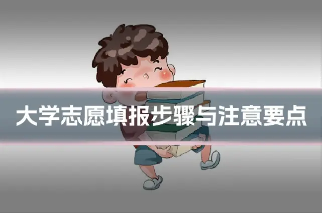 大学志愿填报步骤与注意要点