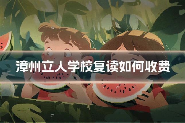 漳州立人学校复读如何收费