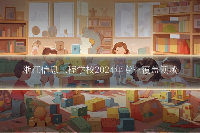 浙江信息工程学校2024年专业覆盖领域