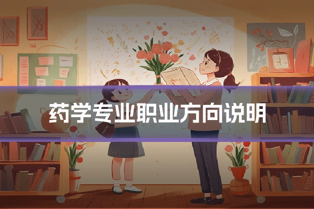 药学专业职业方向说明