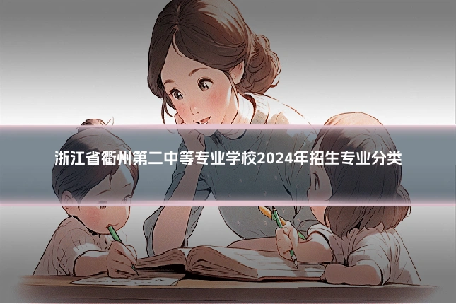 浙江省衢州第二中等专业学校2024年招生专业分类