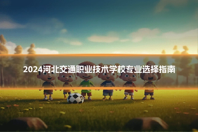 2024河北交通职业技术学校专业选择指南