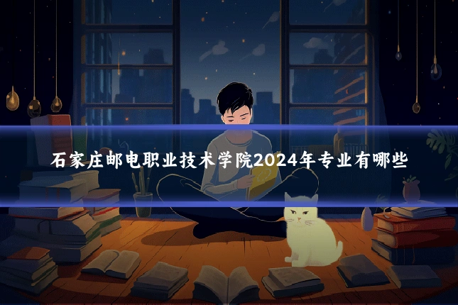 石家庄邮电职业技术学院2024年专业有哪些