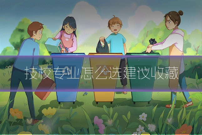 技校专业怎么选建议收藏