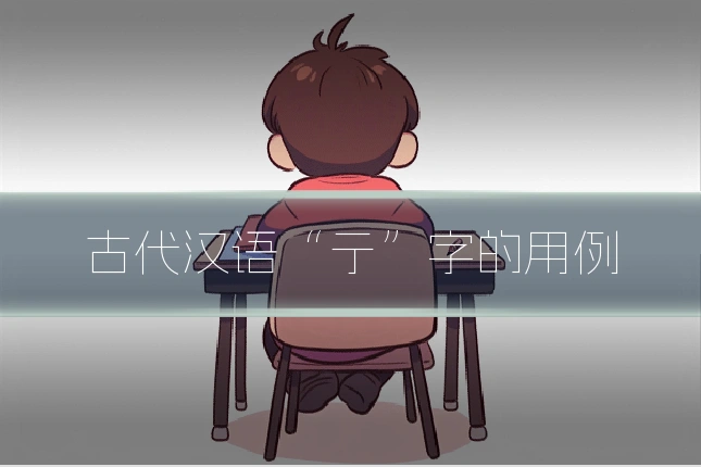 古代汉语“亍”字的用例