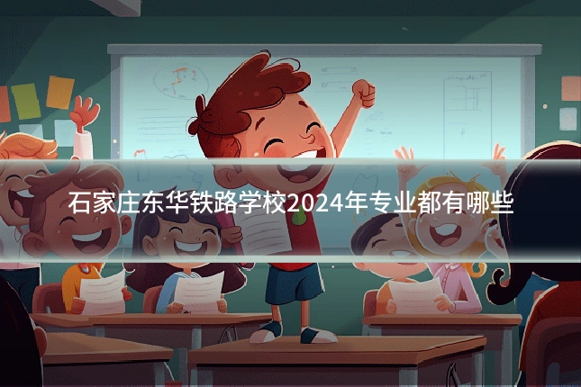 石家庄东华铁路学校2024年专业都有哪些