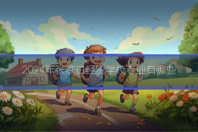2024年张家口经贸学校专业有哪些