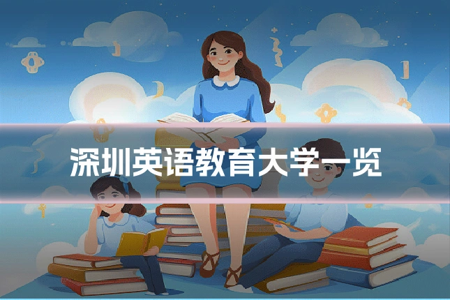深圳英语教育大学一览