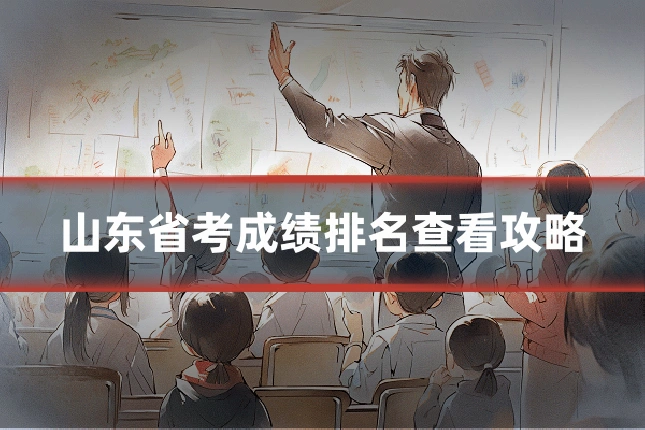 山东省考成绩排名查看攻略