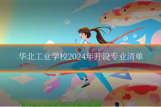 华北工业学校2024年开设专业清单