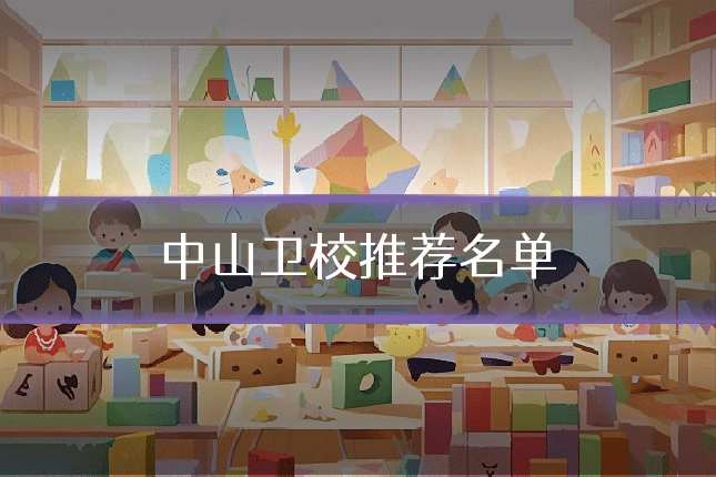 中山卫校推荐名单