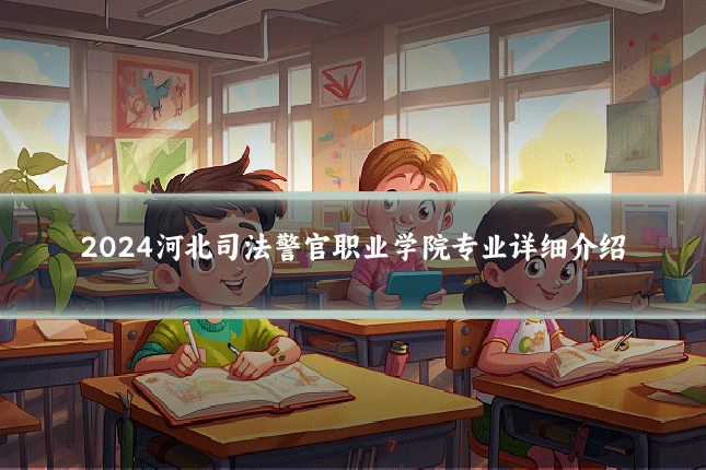 2024河北司法警官职业学院专业详细介绍