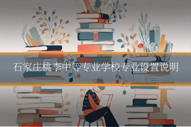 石家庄桃李中等专业学校专业设置说明