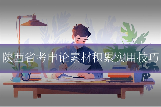 陕西省考申论素材积累实用技巧