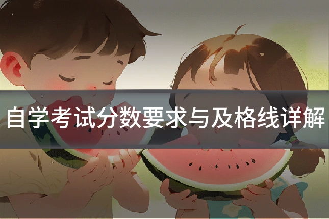 自学考试分数要求与及格线详解