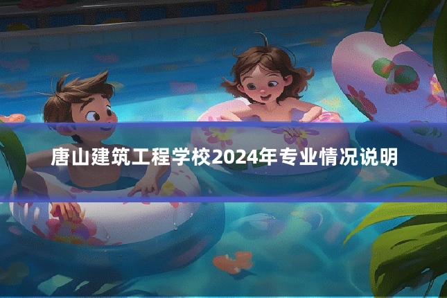 唐山建筑工程学校2024年专业情况说明