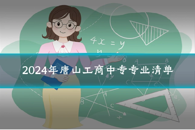 2024年唐山工商中专专业清单